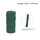 thumbnail image 2 of Cuerda de yute de algodón Uxcell, trenzada y torcida, verde oscuro 100m/109 yardas para colgar en la pared, nudos de macramé, 2 of 5