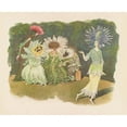 thumbnail image 2 of Ernst Kreidolf 18x15 Black Ornate Wood Framed Double Matted Museum Art Print Titled - The Thistles and the Eryngium (1922), 2 of 5