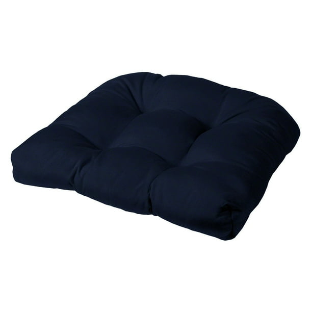 Cushion Source 19 x 18 in. Solid Rounded Back Sunbrella Chair Cushion - Walmart.com - Walmart.com
