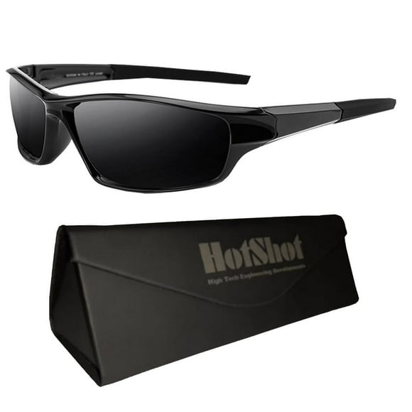 Lentes Polarizados GalactPrime 1 Pza Negro Sport Protección UV Lente de Resina. Hot Shot MXIME-001