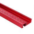 thumbnail image 3 of T-Track 45 Chute with Mm/Inch Scale Alloy Red T-Tracks Slot Miter Track 40cm Woodworking Saw Table Workbench DIY Tools, 3 of 5