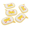 thumbnail image 1 of 5 cepillos de baño para bebé, esponja suave con patrón de dibujos animados, multiusos, de algodón, para bebés y niños pequeños., 1 of 14
