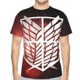 thumbnail image 6 of Attack On Titan Men's Short-Sleeve T-Shirt Summer Casual Tee Top Breathable Crewneck T-Shirt Xx-Large, 6 of 7