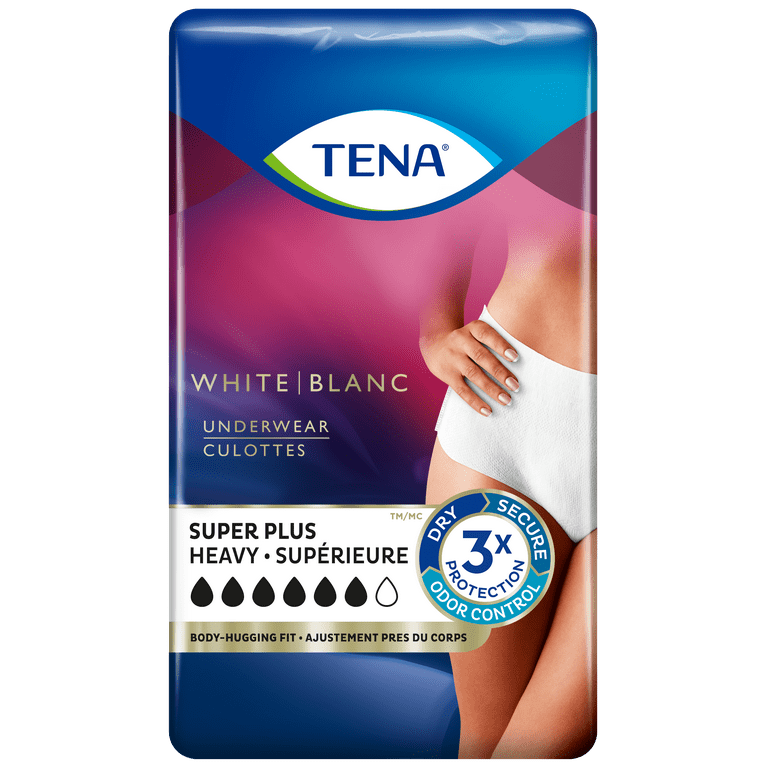 Tena Women XL Super Plus Heavy Incontinence Underwear, Stylish