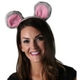 thumbnail image 6 of Mouse Ears & Tail Costume - Oversized Plush - Grey, 6 of 9