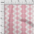thumbnail image 1 of oneOone Organic Cotton Voile Fabric Triangle & Hexagon Geometric Decor Fabric Printed BTY 42 Inch Wide, 1 of 4
