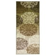 thumbnail image 2 of Hedena Traditional Non-Slip Geometric Floral Indoor Washable Area Rug by Blue Nile Nills - 2.6' x 8', Brown, 2 of 4