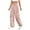 Pink, variant on Sweatpants for Women Solid Color Casual Straight Leg Wide Leg Drawstring Pocket Sweatpants Long Pants