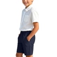 thumbnail image 6 of Mifsaly Kids Back To School Uniform Sets Girls Boys Short Sleeve White Button Up Shirts and Shorts First Day Of School Casual 2 Piece Outfits, 6 of 9