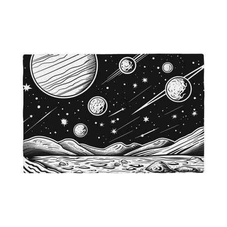 

Placemats Set of 4 Cosmic Landscape Celestial Art Place mats for Dining Table Indoor/Outdoor Cute Heat Resistant Washable Table Mats(18 x 12 )