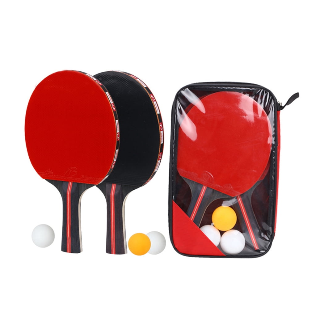 WEUVEB Table Tennis Set with Ergonomic Conical Handle for Enhanced Grip, Control and Sports Performance