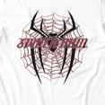 thumbnail image 3 of Marvel Spider-Man Brand New Day Men's Web Background T-Shirt (Bright White, S-XXXL), 3 of 4