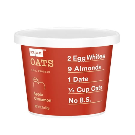 RX A.M. Oats Apple Cinnamon Oat Cup, Gluten Free, 2.18 oz