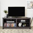 thumbnail image 4 of Pemberly Row 58" Wood TV Stand Media Console in Charcoal, 4 of 6