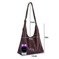 thumbnail image 7 of LAVA Women's Slouchy PU Leather Tote Bag, Large Capacity Shoulder Bag for Work & Daily Travel, 7 of 7