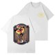 thumbnail image 1 of Hazbin Hotel Mujeres de moda Casual Impreso de manga corta Cuello redondo Pullover Tops Blanco/XL, 1 of 4