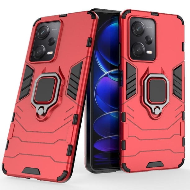 Funda para Xiaomi Redmi NOTE 12 PRO 5G con Soporte Anillo Giratorio 360° y Protección Resistente a Golpes y Caídas