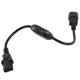thumbnail image 1 of Special PDU UPS Power Cord Cable, IEC 320 C14 to C13 with On/Off Switch 30cm, 1 of 5
