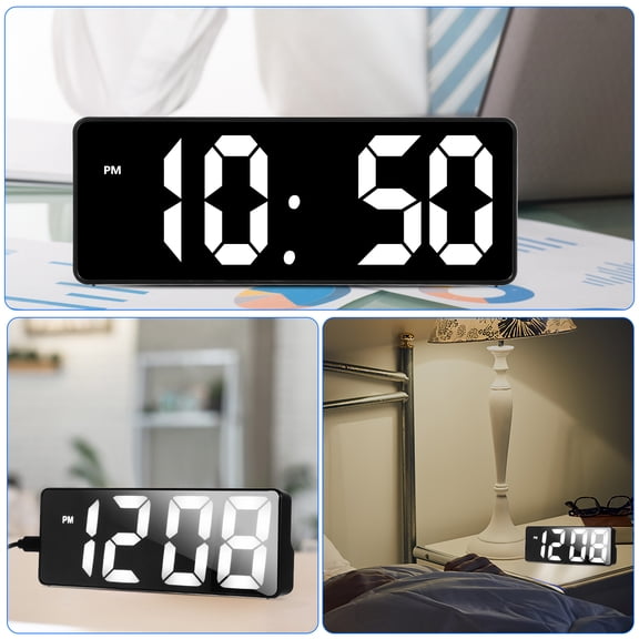 LABELEPH 1Pack Electronic Clock with Led Display for Desk Use by General Consumers