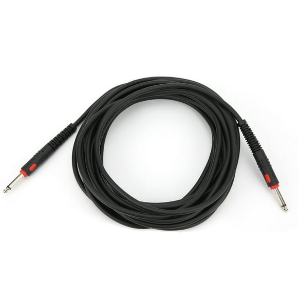 Cable de guitarra, cable de guitarra Accesorios para instrumentos eléctricos de inyección negra Cable de piano eléctrico Confiabilidad excepcional