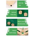 thumbnail image 5 of Wood Four Sided 10 Numbers Board Game Set Dice Table Entertainment Board Game Toy for Family Adults Party, 5 of 5