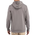 thumbnail image 2 of Men's-Cutter & Buck  Gray Arkansas Razorbacks Roam Eco Recycled Half-Zip Pullover Hoodie, 2 of 2