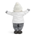 thumbnail image 6 of Northlight Winter Nordic Standing Christmas Figurine - 12" - White and Gray, 6 of 6