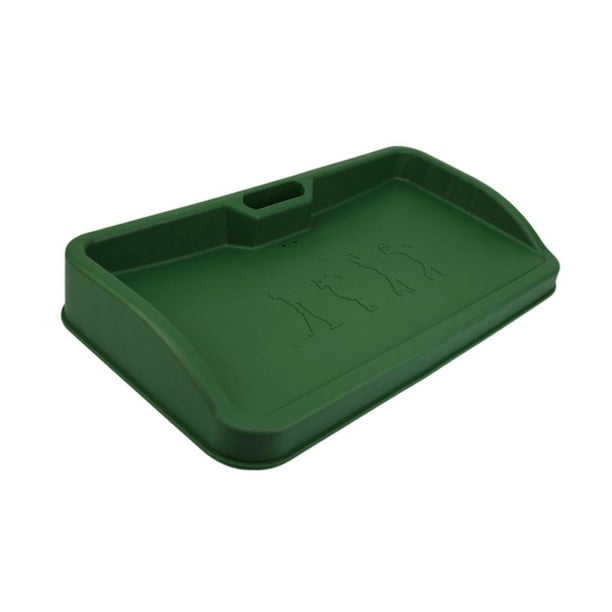 Bandeja de almacenamiento para pelotas de golf con capacidad para 100 pelotas, de goma suave, ideal para principiantes que practican al libre.