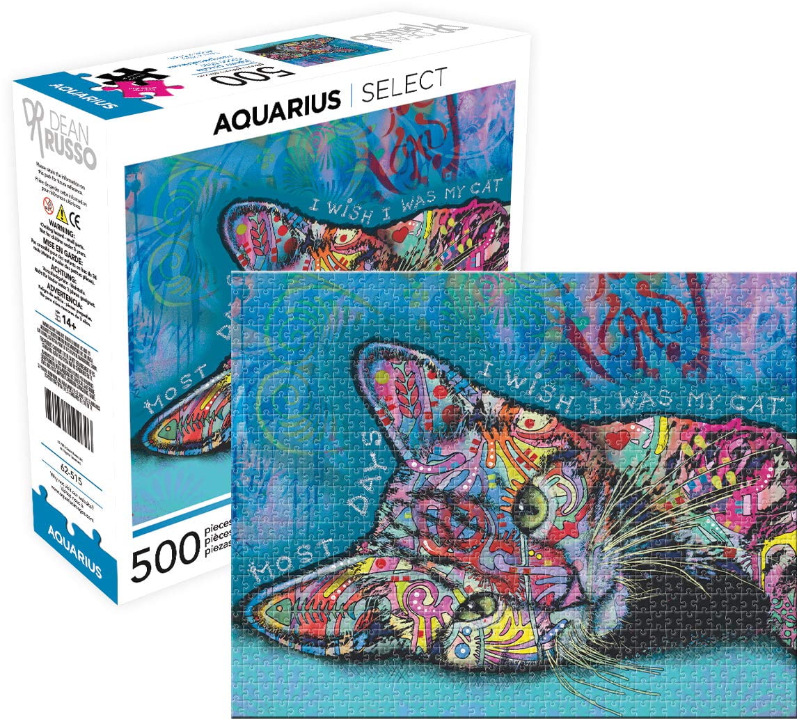 Aquarius Dean Russo Elephant 500 Piece Jigsaw Puzzle 