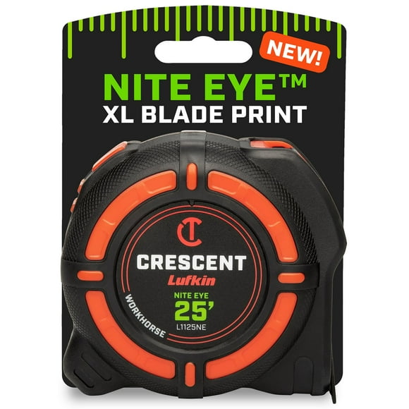 Cinta métrica Crescent Lufkin L1125NE Nite Eye de 7,6 m