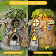 thumbnail image 3 of House Craft Estatua Casa en Miniatura Figura Faro Con Solar Lindo Rojo, 3 of 9