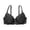 Black, variant on Woman Bra Push Up Bras Adjustable Straps Bras Wireless Bra Everyday Bras Soft Bra