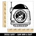 thumbnail image 2 of Astronaut Space Dog in Shuttle Landing Pod Self-Inking Rubber Stamp Ink Stamper - Blue Ink - Large 1-1/2 Inch, 2 of 7