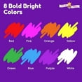 thumbnail image 2 of Chalky Crown - Bold Chalk Markers - Dry Erase Marker Pens - Reversible Tip - 8 Pack, 6 mm, 2 of 4