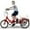 Red, variant on Lilypelle Kids Tricycle with 16" Wheels,1-Speed Trike for Adult Beginner Riders, 3 Wheels Bike with Basket for Exercise & Shopping & Picnic,Red