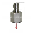 thumbnail image 5 of Stainless Steel Inflatable Pneumatic Connector - 8mm Internal Thread Male Plug with M10*1, 1/8NPT & 1/8BSPP Fittings, Durable Compact Design for Leak-Proof Air Connections, Ideal for Professionals &, 5 of 5