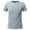 Gray, variant on Vibrex Men's Crew Neck Printed Short Sleeve Athletic Quick-Dry T-Shirt - Moisture-Wicking Fabric, Casual & Sports Wear for Summer, Gym, Running, Outdoor Activities,Blue_M