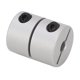 thumbnail image 2 of Acoplador De Eje Rígido,Acoplamiento De Eje De Torsión Grande De Acero Inoxidable,Acoplador De Eje Absorbente De Vibraciones Para Impresora 3D De Motor Paso A Paso M4, 2 of 14