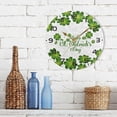 thumbnail image 7 of SKYSONIC St. Patrick's Day Wall Clock 10 Inch Silent Non Ticking Round Clock Oil Painting Clock Easy to Read Clock for Living Room Bedroom Bathroom Home Decor, 7 of 7