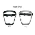 thumbnail image 1 of Shield Full Face Shield Clear Protective Face Cover Anti Fog Waterproof Windproof Breathable Safety Face Shield Built-in Anti PM2.5 Filter for Work Cleaning Cycle, 1 of 7