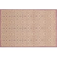 thumbnail image 7 of Casavani Block Printed Pink Rug For Living Room 5'x5' Cotton Square Area Rugs for Outdoor Patio, 7 of 7