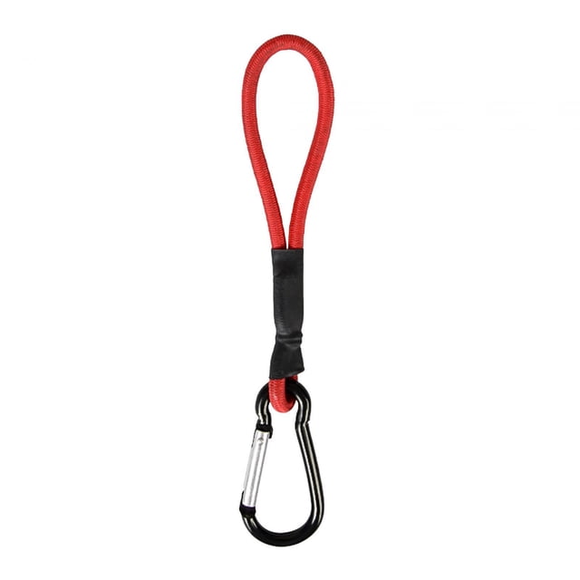 Cuerda elástica con mosquetón correa elástica duradera mini cuerdas elásticas para Rojo