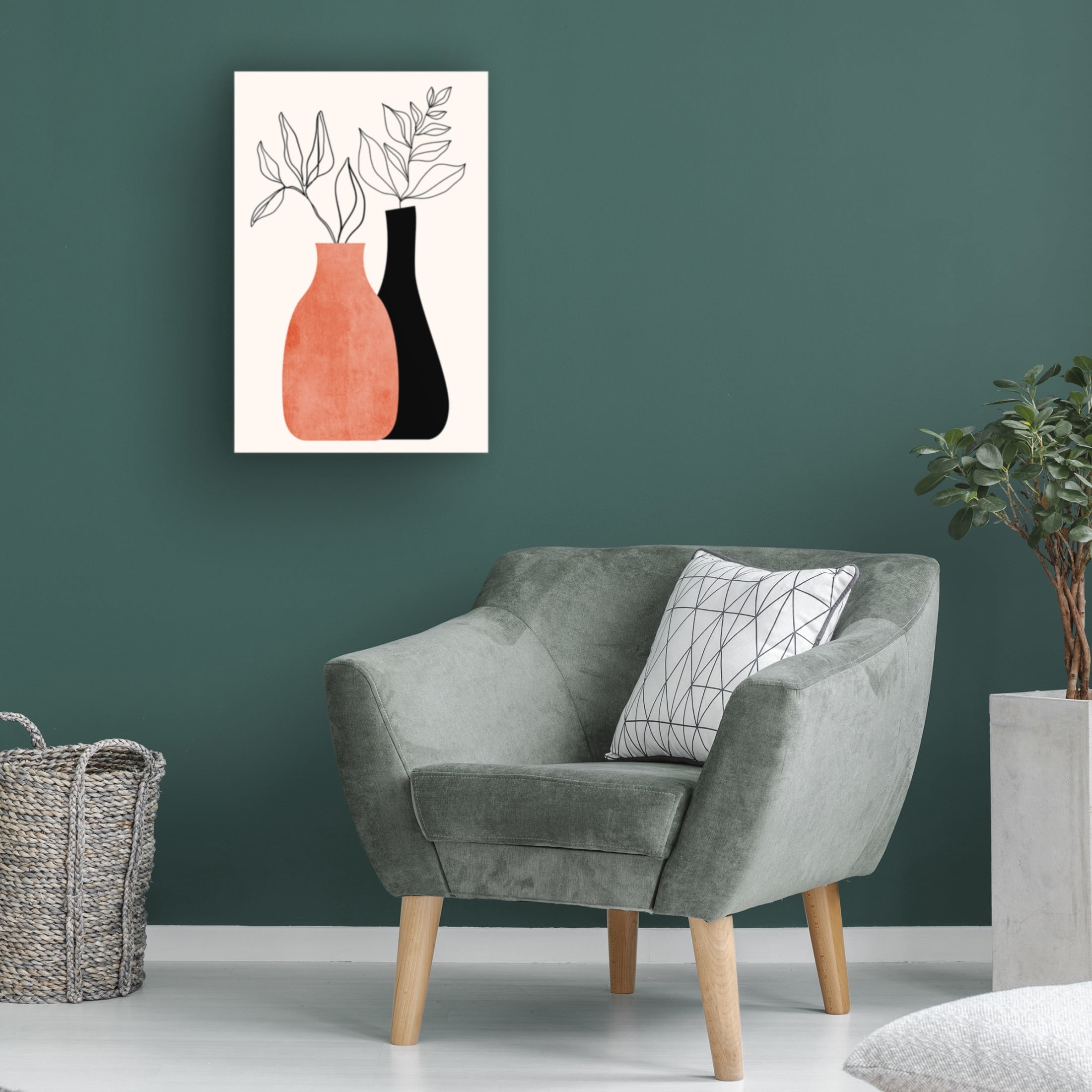 Trademark Fine Art Kubistika  Madame a Monsieur Canvas Wall Art