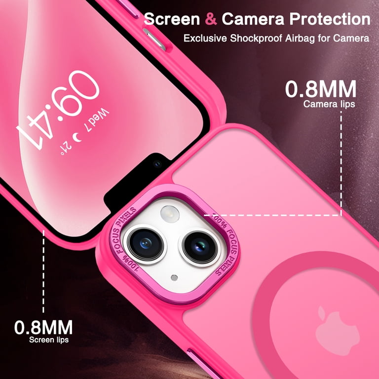BENTOBEN iPhone 13/14 Slim Magnetic Case - Red photo 2