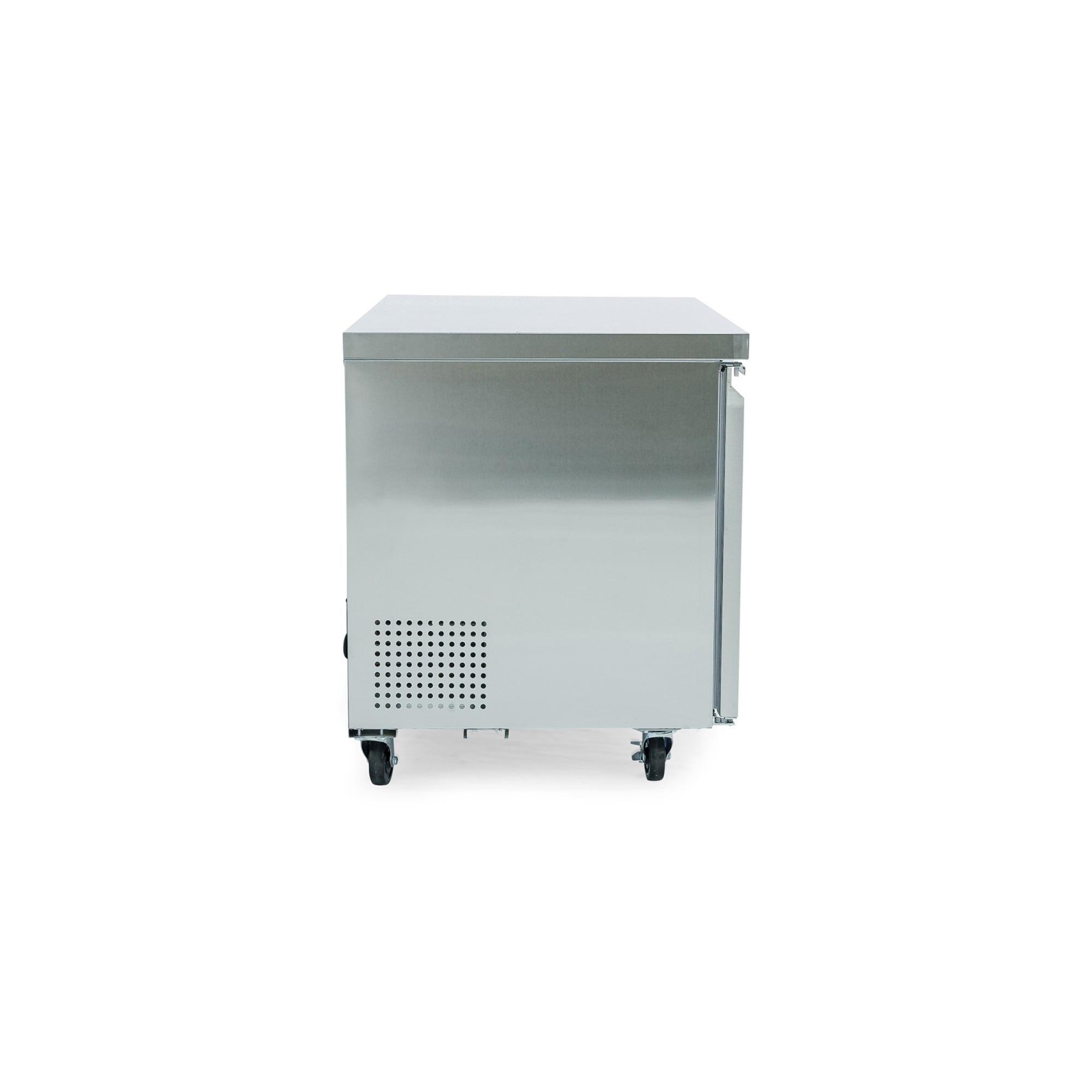Norpole 12 cu. ft. 2 Door Under Counter Commercial Refrigerator in Stainless Steel in Stainless Steel