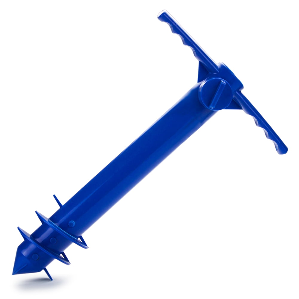 Brybelly 15' Blue PVC and Plastic Umbrella Anchor