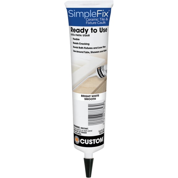 Pack of 3 Custom BLDG Products CTFC3815 Tile/Fixture Caulk