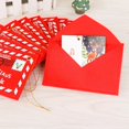 thumbnail image 4 of Colgante de sobre rojo de Papá Noel para decoración del hogar, 5 piezas, decoración de fiesta de boda, bolsas de Año Nuevo, tarjetas de regalo de Navidad, accesorios para el hogar, 4 of 4