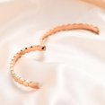 thumbnail image 5 of Stainless Steel Hexagon Bee Nest Stye Classic Plain Bangle Bracelet, 5 of 10