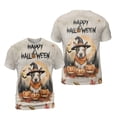 thumbnail image 3 of Happy Halloween Bull Terrier Witches Hat Pumpkin Carving All Over Print 3D Shirt Unisex Merch Bully Dog Lovers Gifts Idea - 02019, 3 of 6